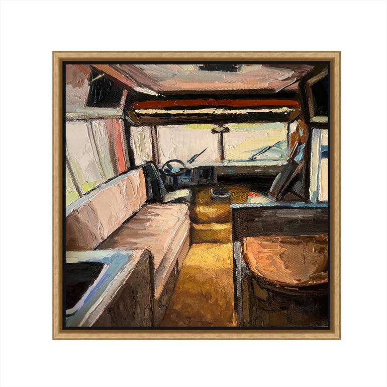 Original Impressionism Car Painting by Evan Wilson