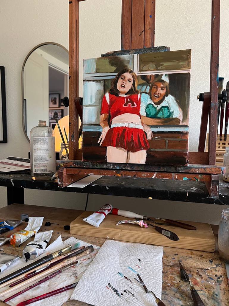 Original Expressionism Cinema Painting by Evan Wilson