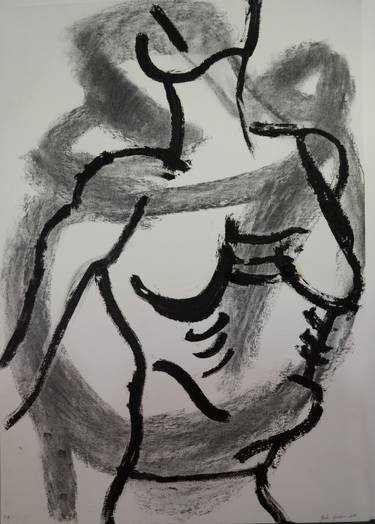 Print of Body Drawings by Gisele Gobbo