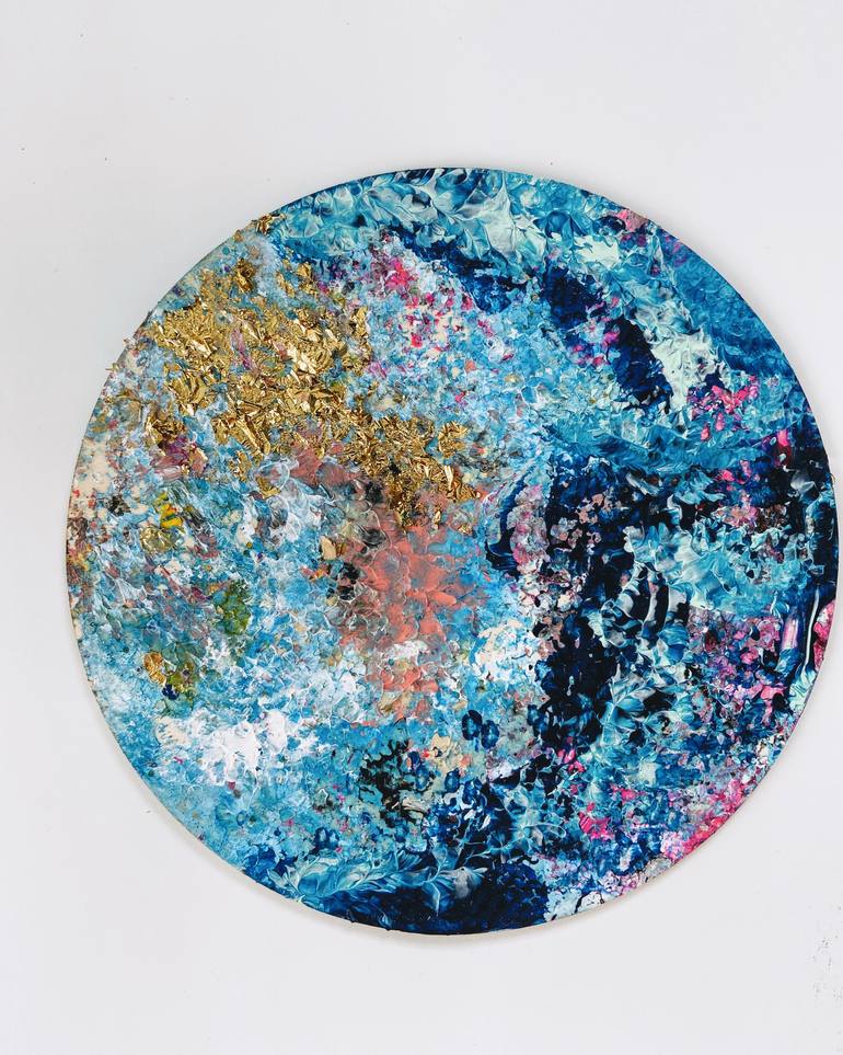 Original Abstract Expressionism Abstract Painting by Melis Gursel