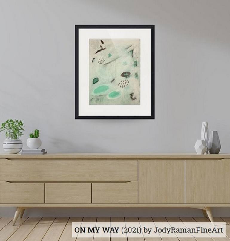 Original Abstract Expressionism Abstract Painting by Jody Raman