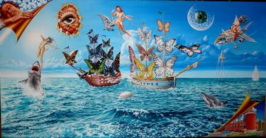 Print of Surrealism Culture Paintings by Anatolii Podufalov