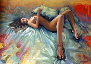 Print of Figurative Nude Paintings by Rafael Plessas