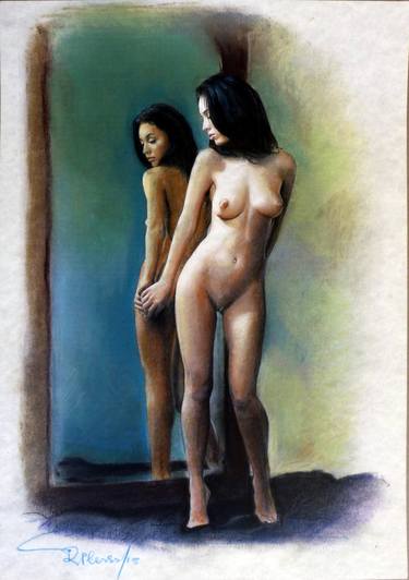 Print of Realism Nude Drawings by Rafael Plessas