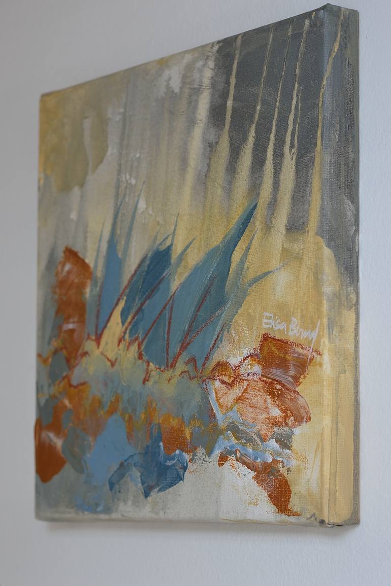 Original Abstract Expressionism Abstract Painting by Elisa Bernal