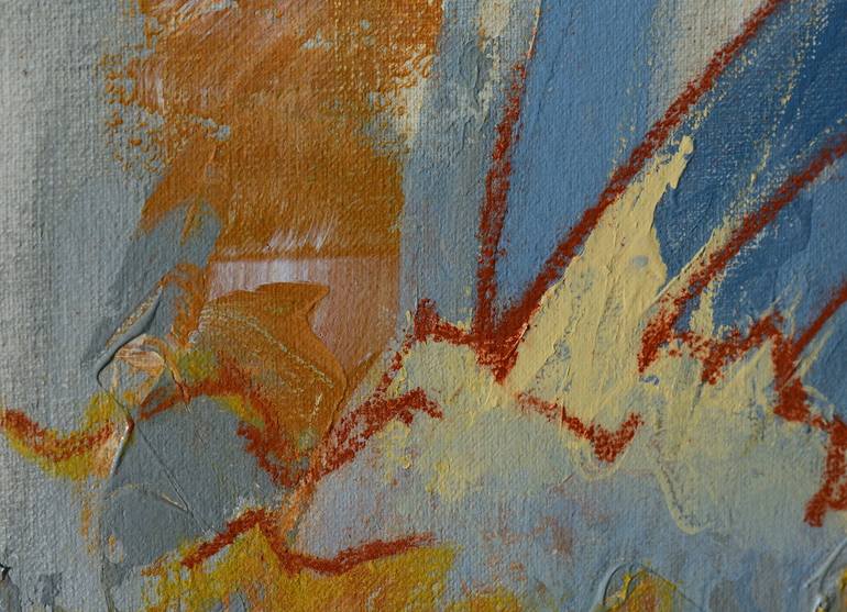 Original Abstract Expressionism Abstract Painting by Elisa Bernal