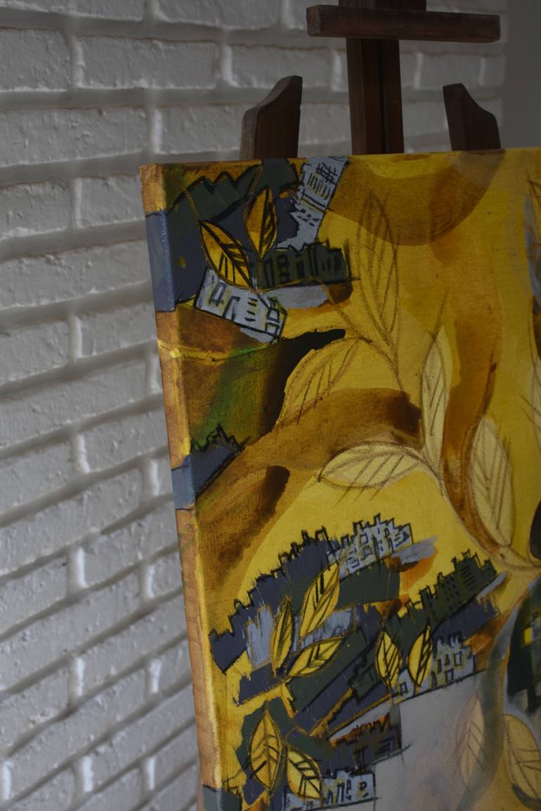 Original Abstract Expressionism Abstract Painting by Elisa Bernal