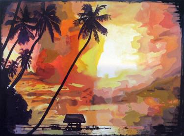 Original Beach Paintings by Jorge Castillo