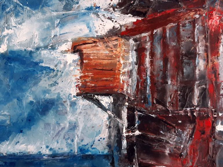 Original Figurative Cities Mixed Media by Jorge Castillo