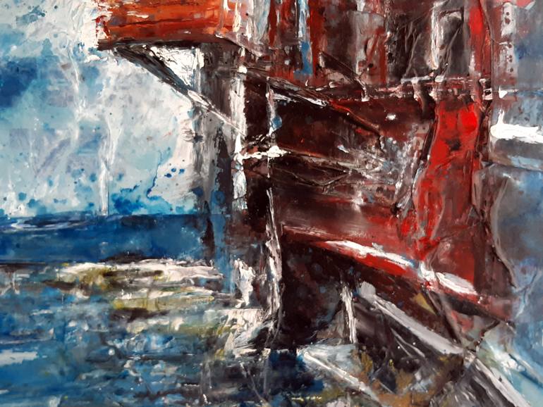 Original Figurative Cities Mixed Media by Jorge Castillo