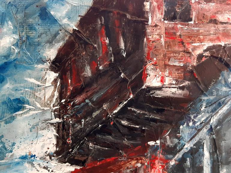 Original Figurative Cities Mixed Media by Jorge Castillo