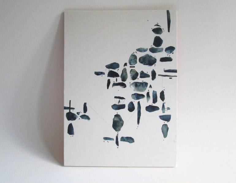 Original Conceptual Abstract Drawing by Paula Pons