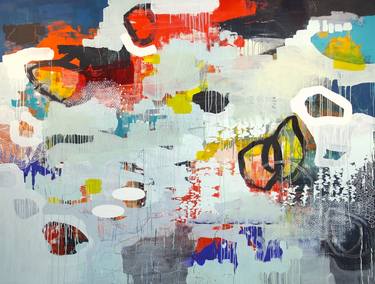 Original Abstract Expressionism Abstract Paintings by Court Lurie