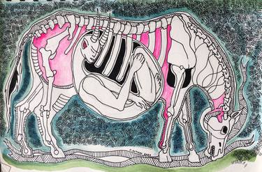 Print of Illustration Animal Drawings by Christine Scheer
