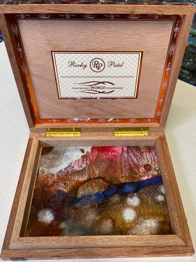 Original Abstract Mixed Media by John Hacking