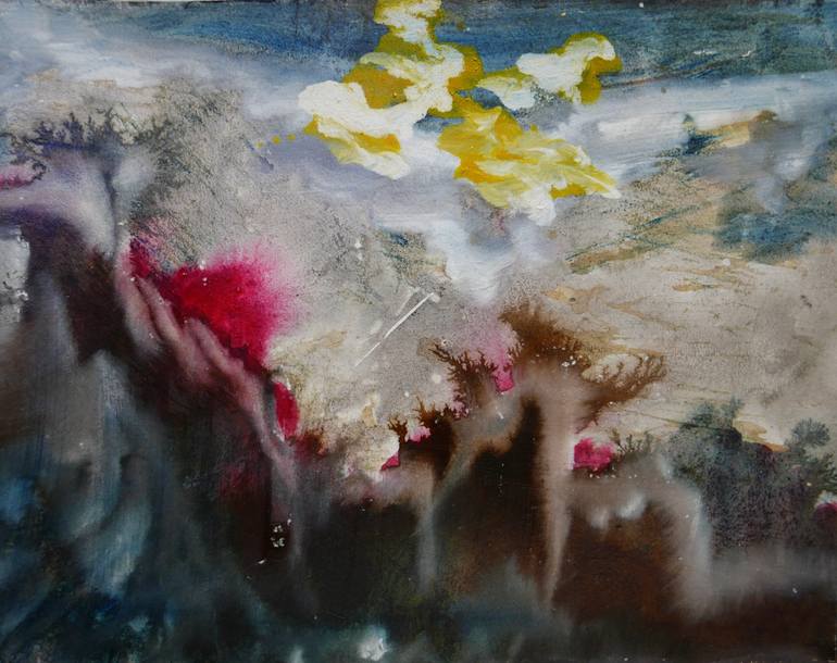 Original Abstract Painting by John Hacking