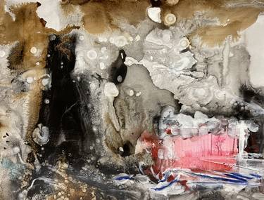 Print of Abstract Expressionism Landscape Mixed Media by John Hacking