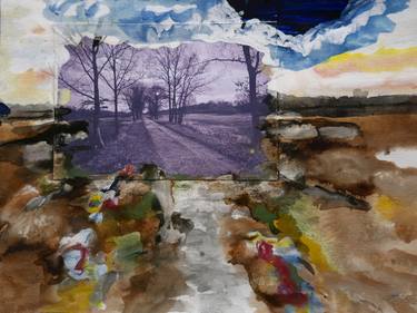 Original Landscape Mixed Media by John Hacking