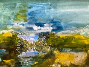 Original Abstract Expressionism Landscape Paintings by John Hacking