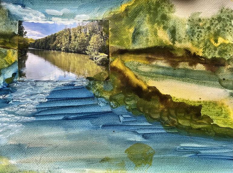 Original Abstract Expressionism Landscape Paintings by John Hacking