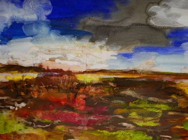 Original Abstract Expressionism Landscape Paintings by John Hacking