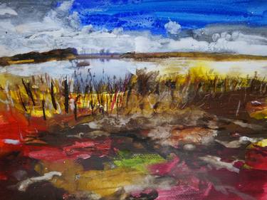 Original Abstract Expressionism Landscape Paintings by John Hacking