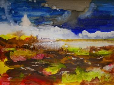 Original Abstract Expressionism Landscape Paintings by John Hacking