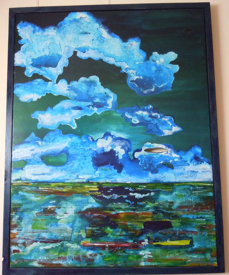 Original Abstract Expressionism Nature Painting by John Hacking