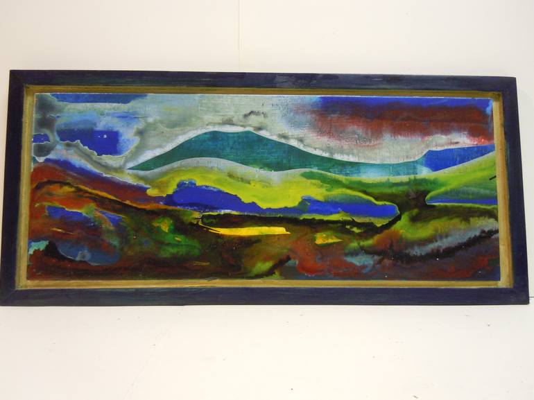 Original Abstract Expressionism Landscape Painting by John Hacking