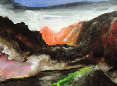 Original Abstract Landscape Paintings by John Hacking