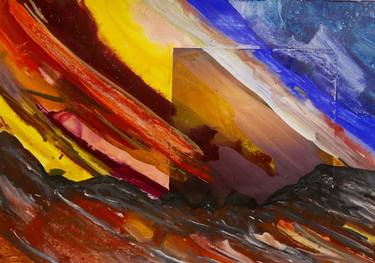 Print of Abstract Expressionism Landscape Collage by John Hacking