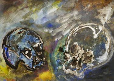 Original Abstract Expressionism Mortality Paintings by John Hacking