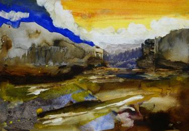 Original Abstract Expressionism Landscape Paintings by John Hacking