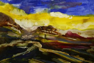 Original Abstract Expressionism Landscape Paintings by John Hacking