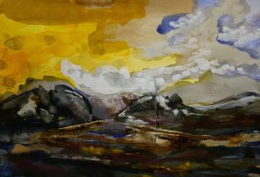 Print of Abstract Expressionism Landscape Paintings by John Hacking