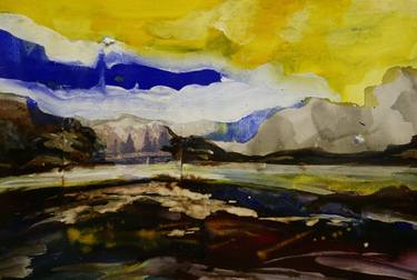 Original Abstract Expressionism Landscape Paintings by John Hacking