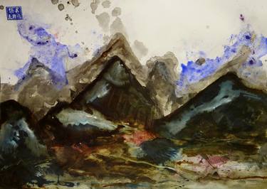 Original Abstract Expressionism Landscape Paintings by John Hacking