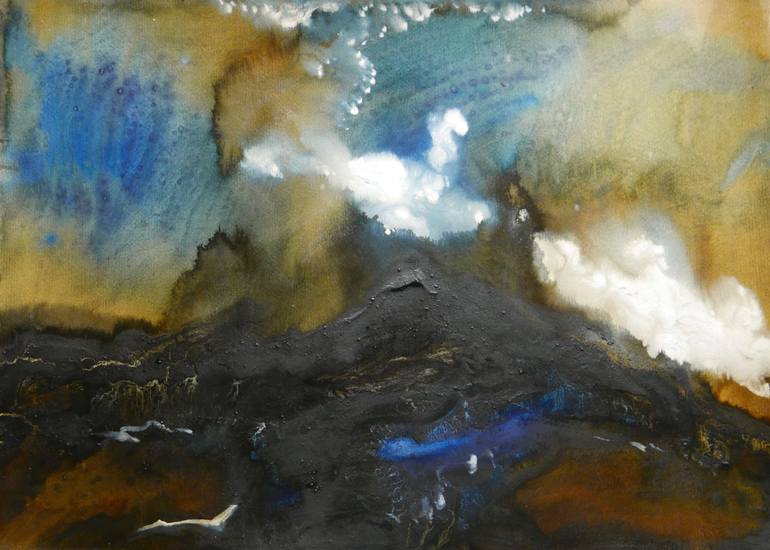 Original Abstract Expressionism Landscape Painting by John Hacking