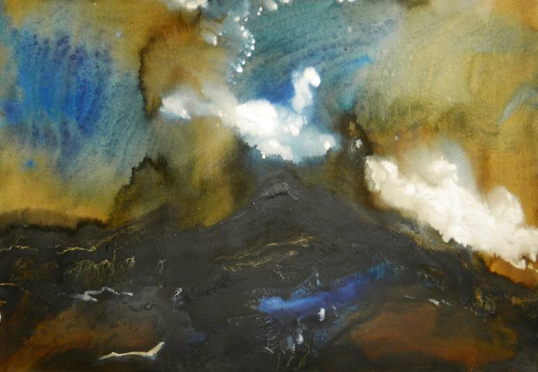 Original Abstract Expressionism Landscape Painting by John Hacking