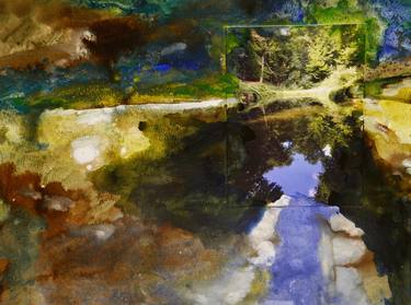 Original Abstract Expressionism Landscape Paintings by John Hacking