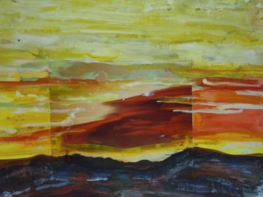 Original Abstract Expressionism Landscape Paintings by John Hacking