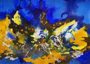 Original Abstract Expressionism Abstract Paintings by John Hacking