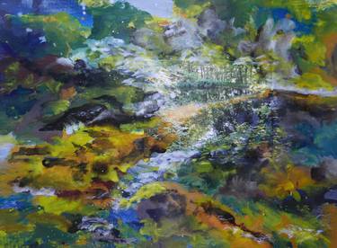 Original Abstract Expressionism Landscape Paintings by John Hacking