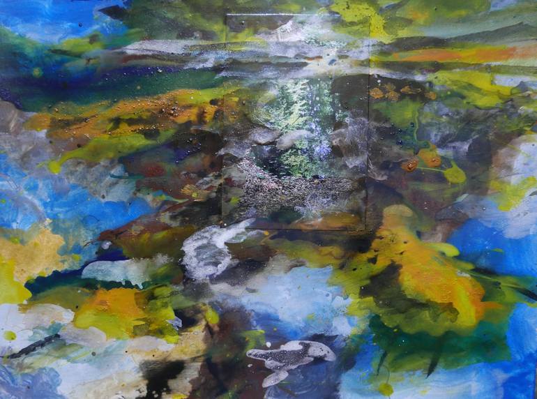 Original Abstract Expressionism Landscape Painting by John Hacking