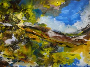 Original Abstract Expressionism Landscape Paintings by John Hacking