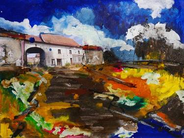 Original Abstract Expressionism Landscape Paintings by John Hacking