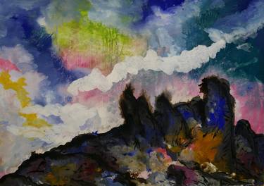 Original Abstract Landscape Paintings by John Hacking