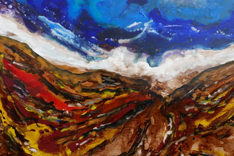 Original Abstract Expressionism Landscape Painting by John Hacking