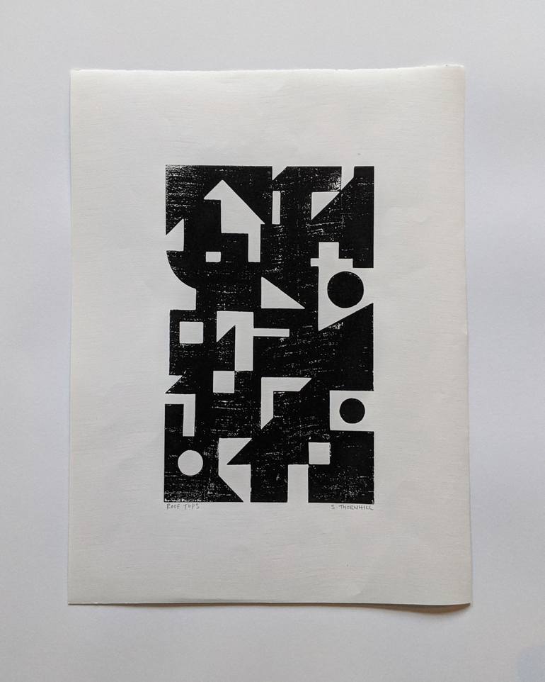 Original Abstract Printmaking by Sean Thornhill