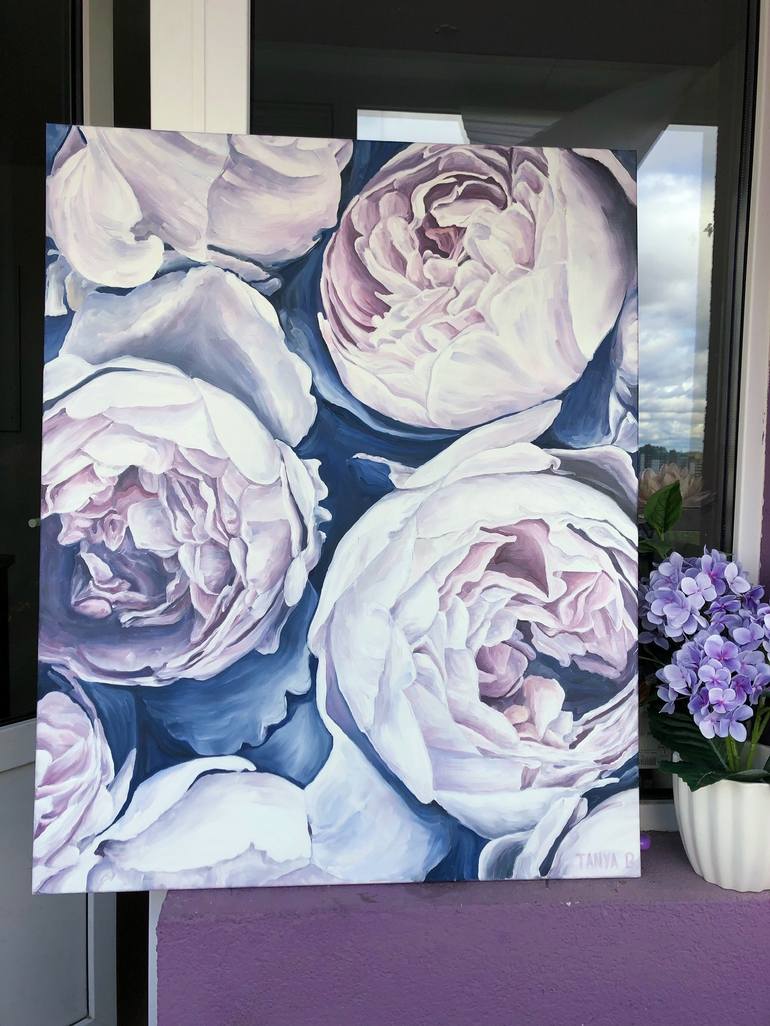 Original Realism Floral Painting by Tanya Berenskaya